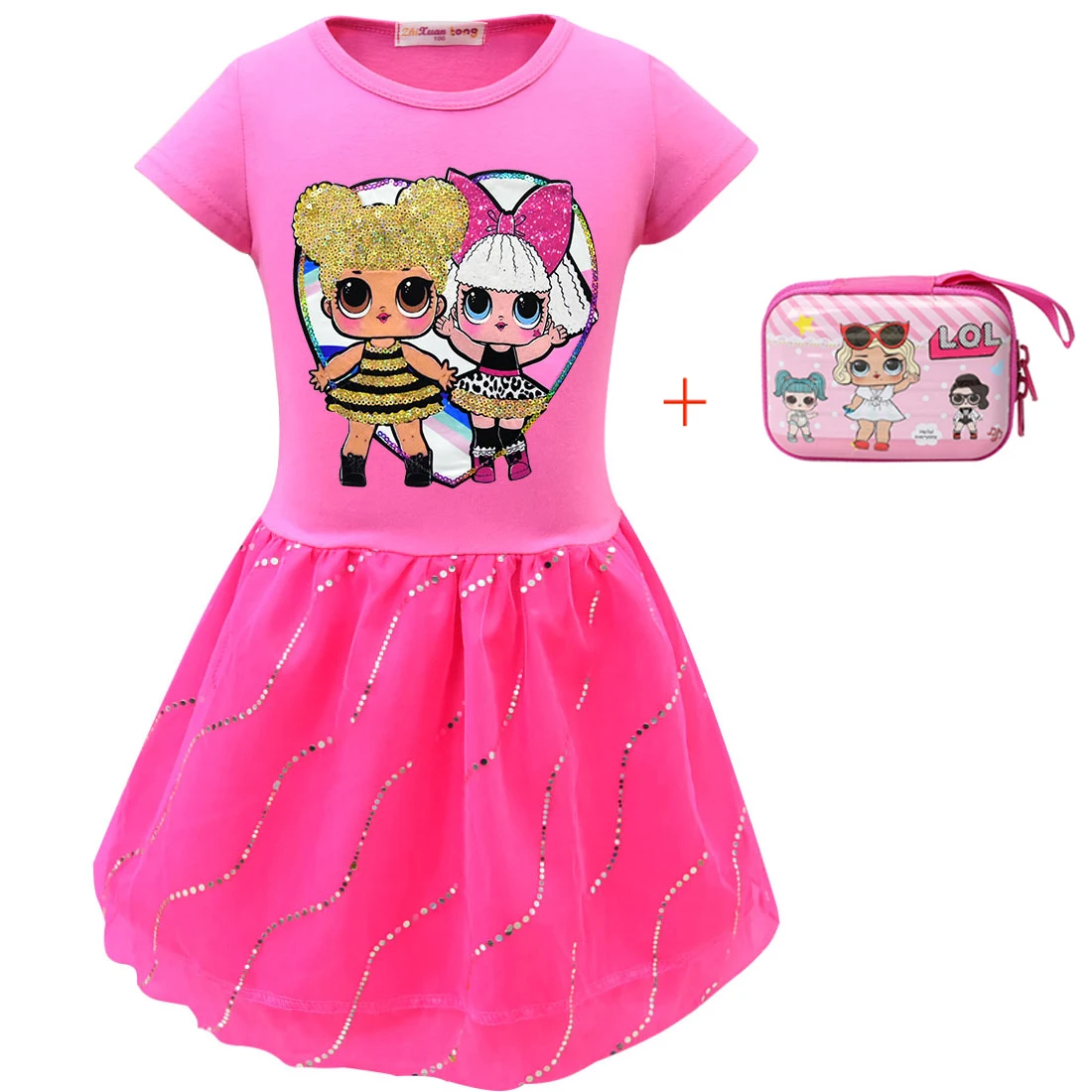 Toddler Girls Lol Dress 2019 Summer Kids Girl Hoodie Dress Cartoon Short Sleeve Princess Dress Cute Dresses Children's Clothes
Toddler Girls Lol Dress 2019 Summer Kids Girl Hoodie Dress Cartoon Short Sleeve Princess Dress Cute Dresses Children's Clothes