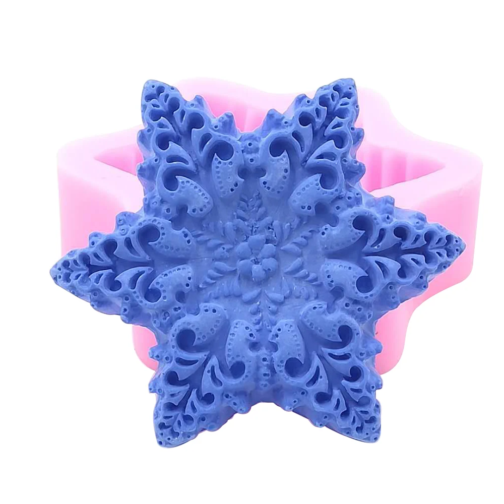 Food Grade Snowflake DIY Silicone Mold Soap Molds Decorating Craft Mold Chocolate Candle Mould
Food Grade Snowflake DIY Silicone Mold Soap Molds Decorating Craft Mold Chocolate Candle Mould