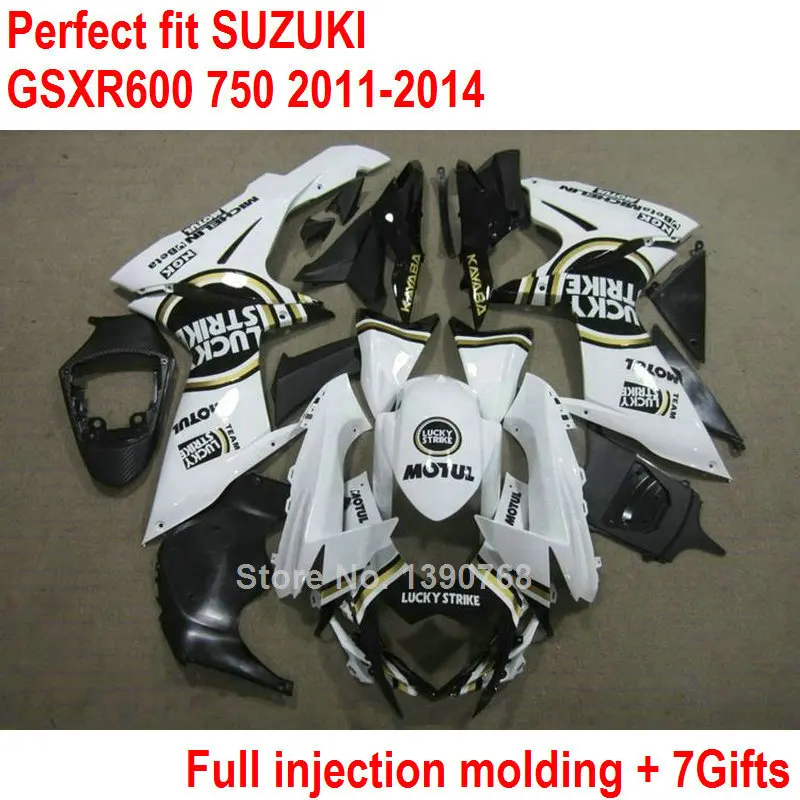 Injection molded plastic fairings for Suzuki GSXR 600 750 11 12 13 14 white black fairing kit GSXR600 GSXR750 2011-2014 XX-33
Injection molded plastic fairings for Suzuki GSXR 600 750 11 12 13 14 white black fairing kit GSXR600 GSXR750 2011-2014 XX-33