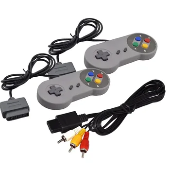 3PCS/lot Gamepad 16 Bit Controller AV cable for Super Nintendo SNES System Console Control Pad
3PCS/lot Gamepad 16 Bit Controller AV cable for Super Nintendo SNES System Console Control Pad