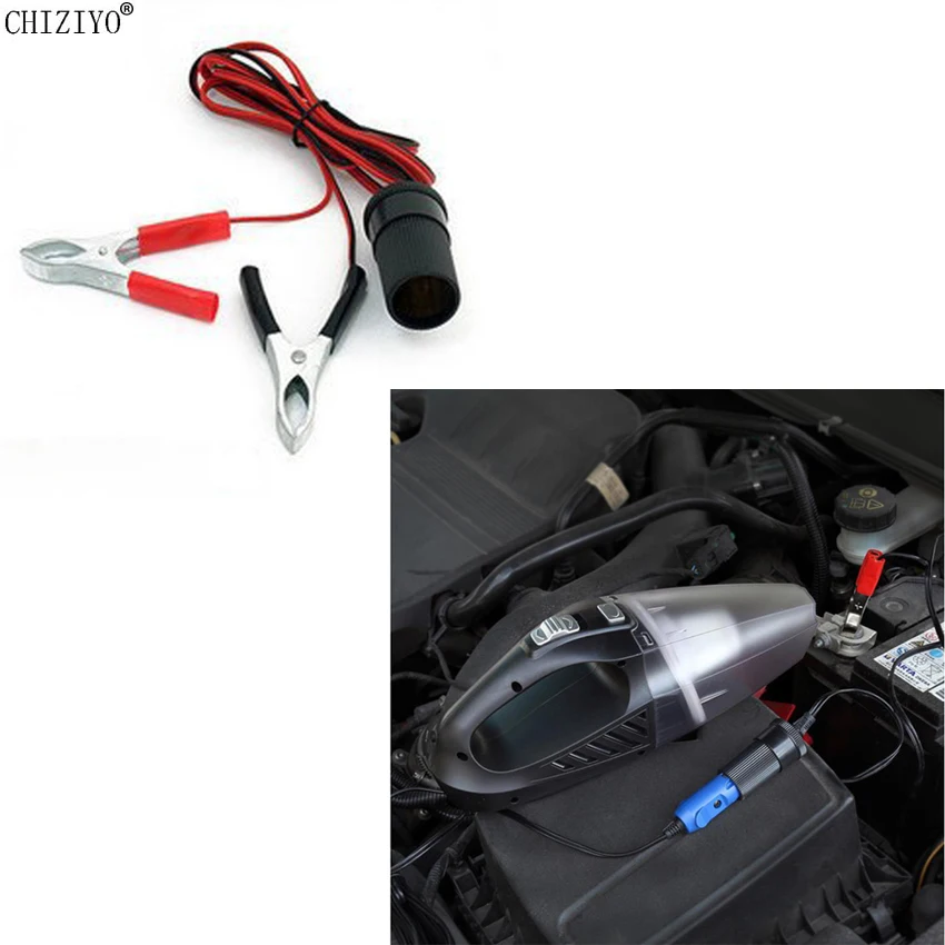 1.5m Female Cigarette Lighter Socket Plug Connector Adapter Battery Terminal Clip-on Car Charger 12/24V CHIZIYO
1.5m Female Cigarette Lighter Socket Plug Connector Adapter Battery Terminal Clip-on Car Charger 12/24V CHIZIYO