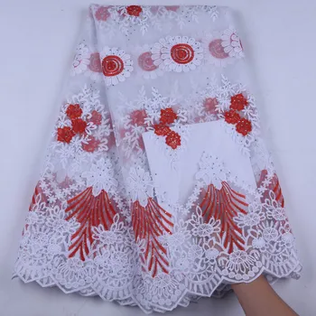White And Red Milk Silk Lace With Stones African Lace Fabric High Quality French Lace Fabric For Nigerian Wedding Dress 1653B
White And Red Milk Silk Lace With Stones African Lace Fabric High Quality French Lace Fabric For Nigerian Wedding Dress 1653B