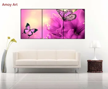 3 Piece purple flowers butterfly Wall Picture for Living Room Picture Print Painting On Canvas Wall Art for bedroom home decor
3 Piece purple flowers butterfly Wall Picture for Living Room Picture Print Painting On Canvas Wall Art for bedroom home decor