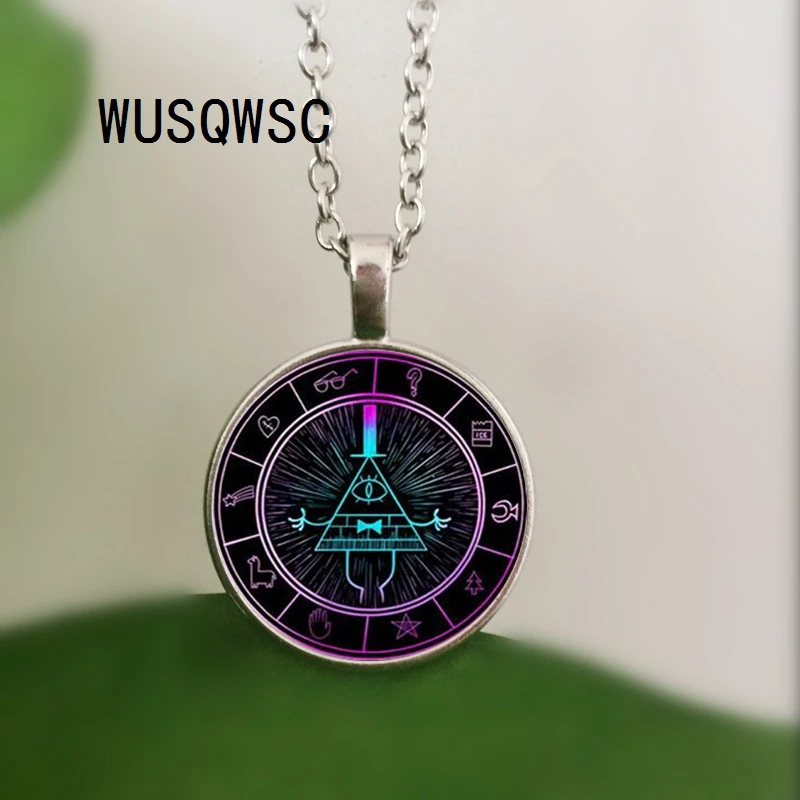 WUSQWSC 3 Colors Glass Necklace Steampunk Drama Gravity Falls Secrets BILL CHIFFRE WHEEL Time Gems Pendant Necklace
WUSQWSC 3 Colors Glass Necklace Steampunk Drama Gravity Falls Secrets BILL CHIFFRE WHEEL Time Gems Pendant Necklace