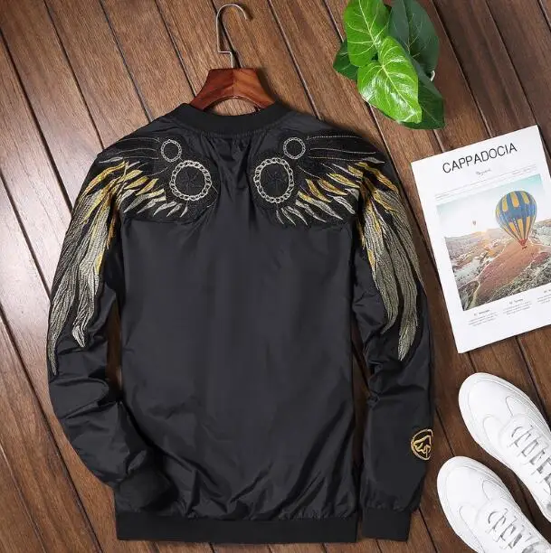 yizlo jackets summer bomber jacket men women anorak windbreaker Eagle wings Embroidery collge jaqueta masculina
yizlo jackets summer bomber jacket men women anorak windbreaker Eagle wings Embroidery collge jaqueta masculina