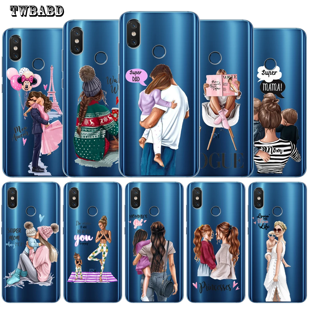 Fashion Super mom Dad Girl Baby Phone Case For Xiaomi Redmi Note 7 4X 4A 5A 5 Plus 4X 5A 5 6 Pro 6 6A 6Pro 5X 6X 8 A2 Lite
Fashion Super mom Dad Girl Baby Phone Case For Xiaomi Redmi Note 7 4X 4A 5A 5 Plus 4X 5A 5 6 Pro 6 6A 6Pro 5X 6X 8 A2 Lite