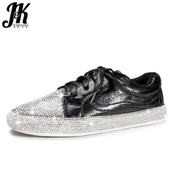 JK New Autumn Women Flats Fashion Casual Girl Shoes Flat Sole Crystal Cross Tied Footwear Platform Feminine Shoes Big Size 32-46
JK New Autumn Women Flats Fashion Casual Girl Shoes Flat Sole Crystal Cross Tied Footwear Platform Feminine Shoes Big Size 32-46