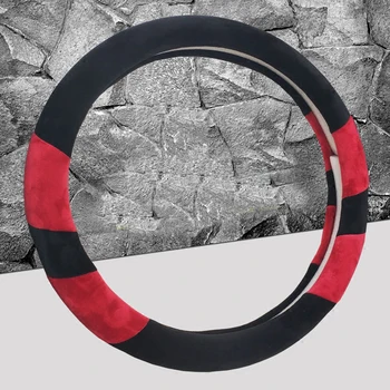 Autumn Winter Short Plush Steering Wheel Cover Protector Non-Slip Black Red Sport Racing Car Steering Wheels Case 38CM
Autumn Winter Short Plush Steering Wheel Cover Protector Non-Slip Black Red Sport Racing Car Steering Wheels Case 38CM