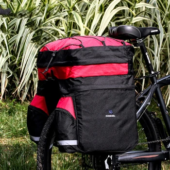 MTB Waterproof Carrier Bag 60L 3-in-1 Bike Rear Rack Trunk Bag Luggage Back Seat Double Side Bag For Bicycle with Rain Cover
MTB Waterproof Carrier Bag 60L 3-in-1 Bike Rear Rack Trunk Bag Luggage Back Seat Double Side Bag For Bicycle with Rain Cover