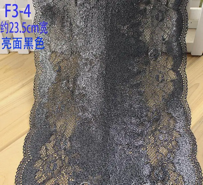 1 Meter Stretch Elastic Lace Mesh Bling Black Lace Fabric Edge Trim Trimming Embroidered DIY Garments Sewing Supplies 23.5cm
1 Meter Stretch Elastic Lace Mesh Bling Black Lace Fabric Edge Trim Trimming Embroidered DIY Garments Sewing Supplies 23.5cm