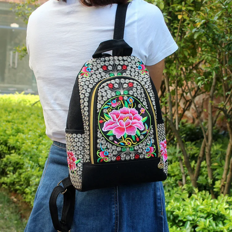 Grand sac à dos motif ethnique classe Grand sac à dos motif ethnique classe