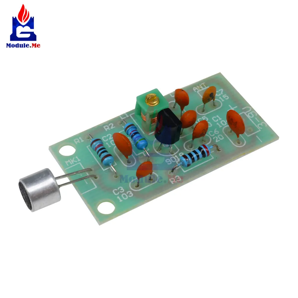 diymore FM Wireless Microphone Transmitter Module Mini Drahtlose Mikrofon Ham Radio Frequenz Platine 91-103 MHz 3 -5VDC DIY Kit
diymore FM Wireless Microphone Transmitter Module Mini Drahtlose Mikrofon Ham Radio Frequenz Platine 91-103 MHz 3 -5VDC DIY Kit