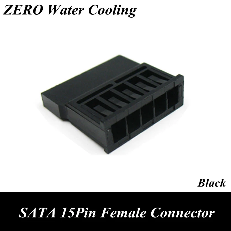 Black Straight SATA 15Pin Female Power Connector With 5pcs Free Pins for PC Modding
Black Straight SATA 15Pin Female Power Connector With 5pcs Free Pins for PC Modding