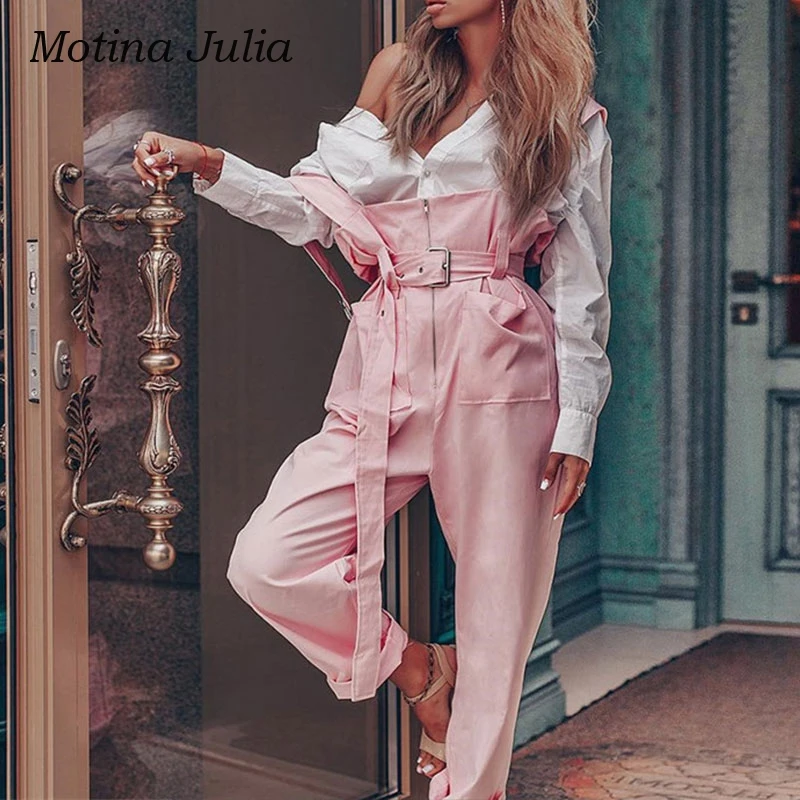 Motina Julia cute empire wait pockets overalls pants 2018 autumn winter streetwear pants bottom casual female trousers pants
Motina Julia cute empire wait pockets overalls pants 2018 autumn winter streetwear pants bottom casual female trousers pants