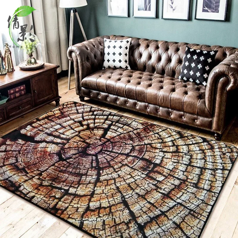 Wood rings design creative Carpet bedroom decoration stitching carpet living room Rug coffee table sofa earth Pad door mat dirty
Wood rings design creative Carpet bedroom decoration stitching carpet living room Rug coffee table sofa earth Pad door mat dirty