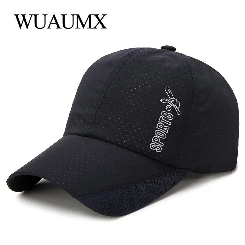 Wuaumx Unisex Baseball Caps Men Summer Hat Women Travel Climbing Riding Sports Cap Quick Drying Breathable Hats casquette homme
Wuaumx Unisex Baseball Caps Men Summer Hat Women Travel Climbing Riding Sports Cap Quick Drying Breathable Hats casquette homme