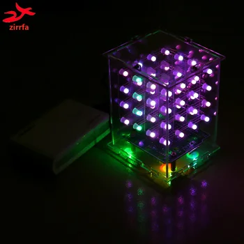 zirrfa NEW 3D 4X4X4 RGB cubeeds Full Color LED Light display Electronic DIY Kit 3d4*4*4 for Audrio
zirrfa NEW 3D 4X4X4 RGB cubeeds Full Color LED Light display Electronic DIY Kit 3d4*4*4 for Audrio