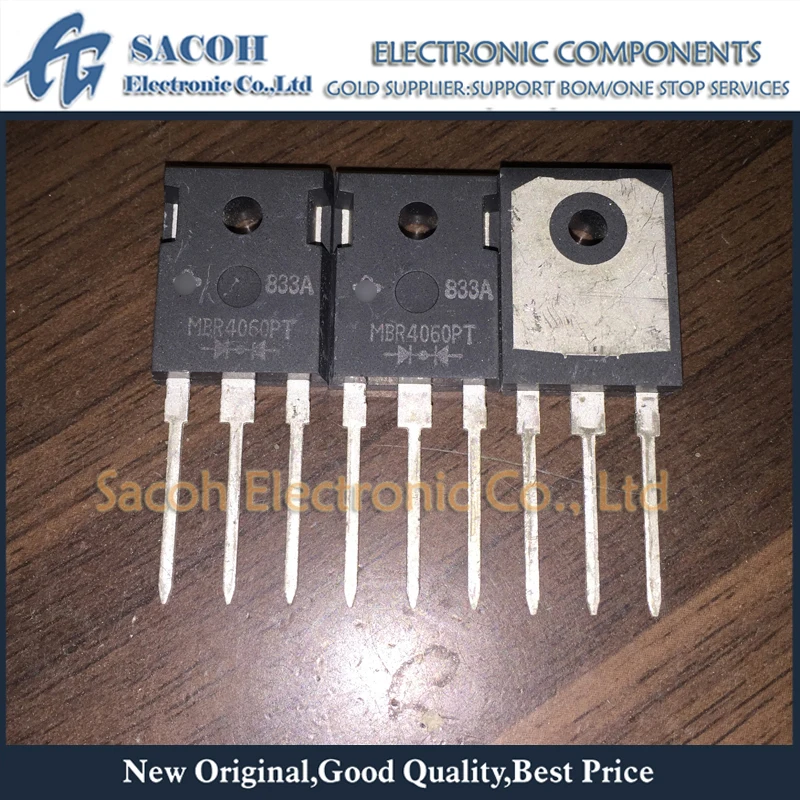 New Original 10PCS/Lot MBR4060PT MBR4060 OR MBR4060WT OR SBL4060PT SR4060PT TO-247 40A 60V Schottky Barrier Diode
New Original 10PCS/Lot MBR4060PT MBR4060 OR MBR4060WT OR SBL4060PT SR4060PT TO-247 40A 60V Schottky Barrier Diode