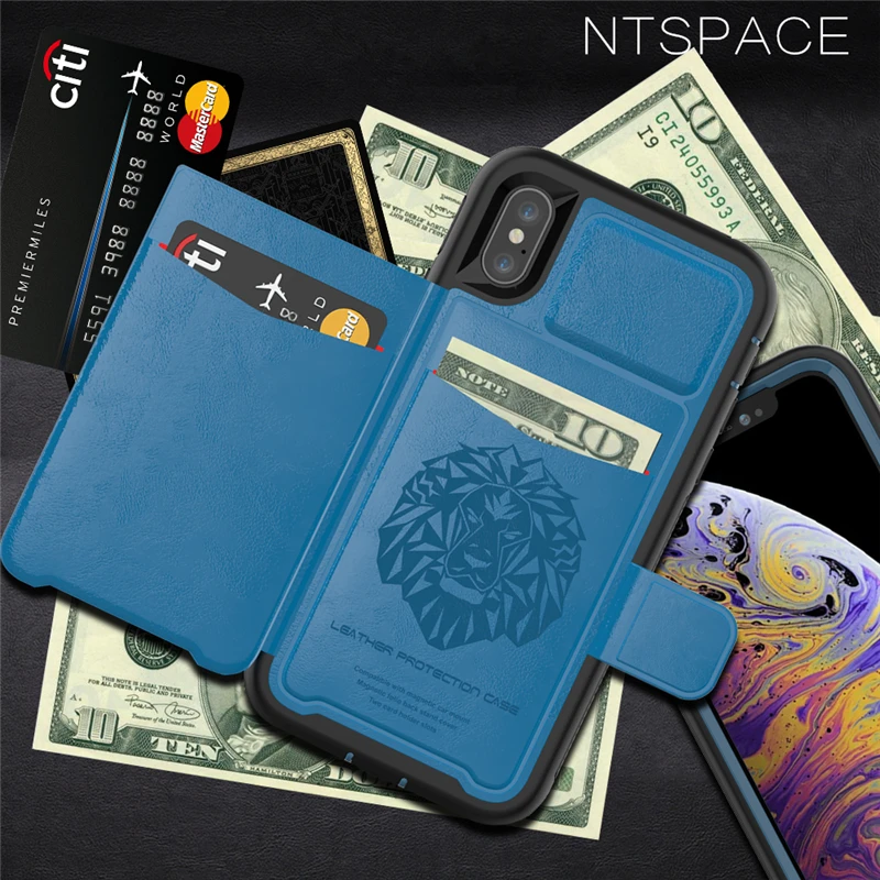 NTSPACE Retro PU Leather Case For iPhone 6 6s 7 8 Plus Magnetic Multi Card Holder Phone Cases For iPhone X XS Max XR Cover Coque
NTSPACE Retro PU Leather Case For iPhone 6 6s 7 8 Plus Magnetic Multi Card Holder Phone Cases For iPhone X XS Max XR Cover Coque