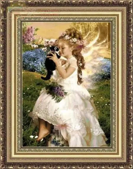 Embroidery Needlework Crafts 14CT Unprinted DIY Quality Cross Stitch Kits Handmade Animal Cute Arts Girl Holding a Cat Decor
Embroidery Needlework Crafts 14CT Unprinted DIY Quality Cross Stitch Kits Handmade Animal Cute Arts Girl Holding a Cat Decor