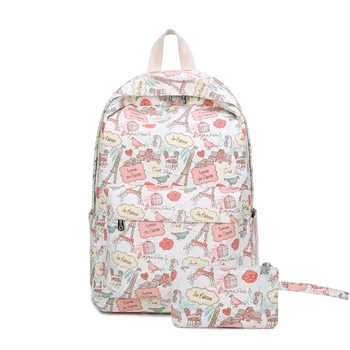 3PCS / LOT Canvas Backpack Cartoon Casual Printing Backpack for Girls University Bag Cute Laptop Bag Ruckpack
3PCS / LOT Canvas Backpack Cartoon Casual Printing Backpack for Girls University Bag Cute Laptop Bag Ruckpack