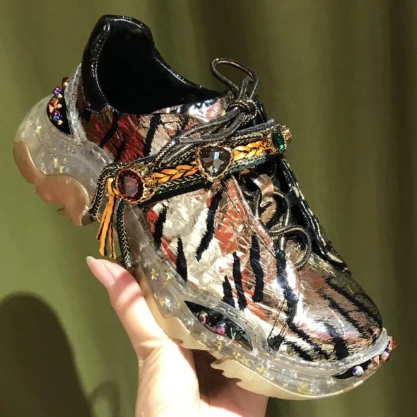 Luxury Animal Pattern Lace-up Boots Leopard Women Sneakers Warm Winter Add Short Plush Woman Casual Shoes Transparent Heel
Luxury Animal Pattern Lace-up Boots Leopard Women Sneakers Warm Winter Add Short Plush Woman Casual Shoes Transparent Heel