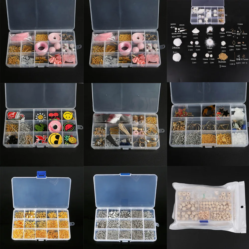 13 Styles Jewelry Accessories Parts Metal Parts Mix Set For Making Bracelet Necklace Earring Jewelry Findings Accessories Manual
13 Styles Jewelry Accessories Parts Metal Parts Mix Set For Making Bracelet Necklace Earring Jewelry Findings Accessories Manual