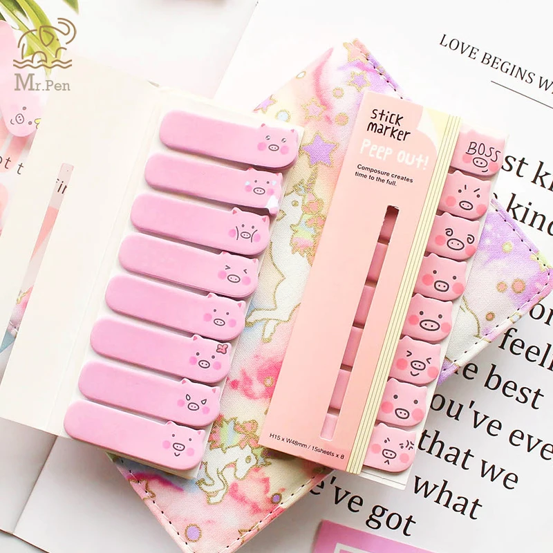 3pcs Sets/480 Sticker Kawaii Memo Pad Cartoon Cute Pink Pig Index Sticky Notes Writing Pads Label Mark Stationery School Supply
3pcs Sets/480 Sticker Kawaii Memo Pad Cartoon Cute Pink Pig Index Sticky Notes Writing Pads Label Mark Stationery School Supply
