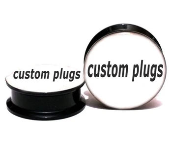 Wholesale 60pcs/lot black acrylic optional design custom made ear plug gauges expander tunnel body jewelry mix 6mm-25mm
Wholesale 60pcs/lot black acrylic optional design custom made ear plug gauges expander tunnel body jewelry mix 6mm-25mm