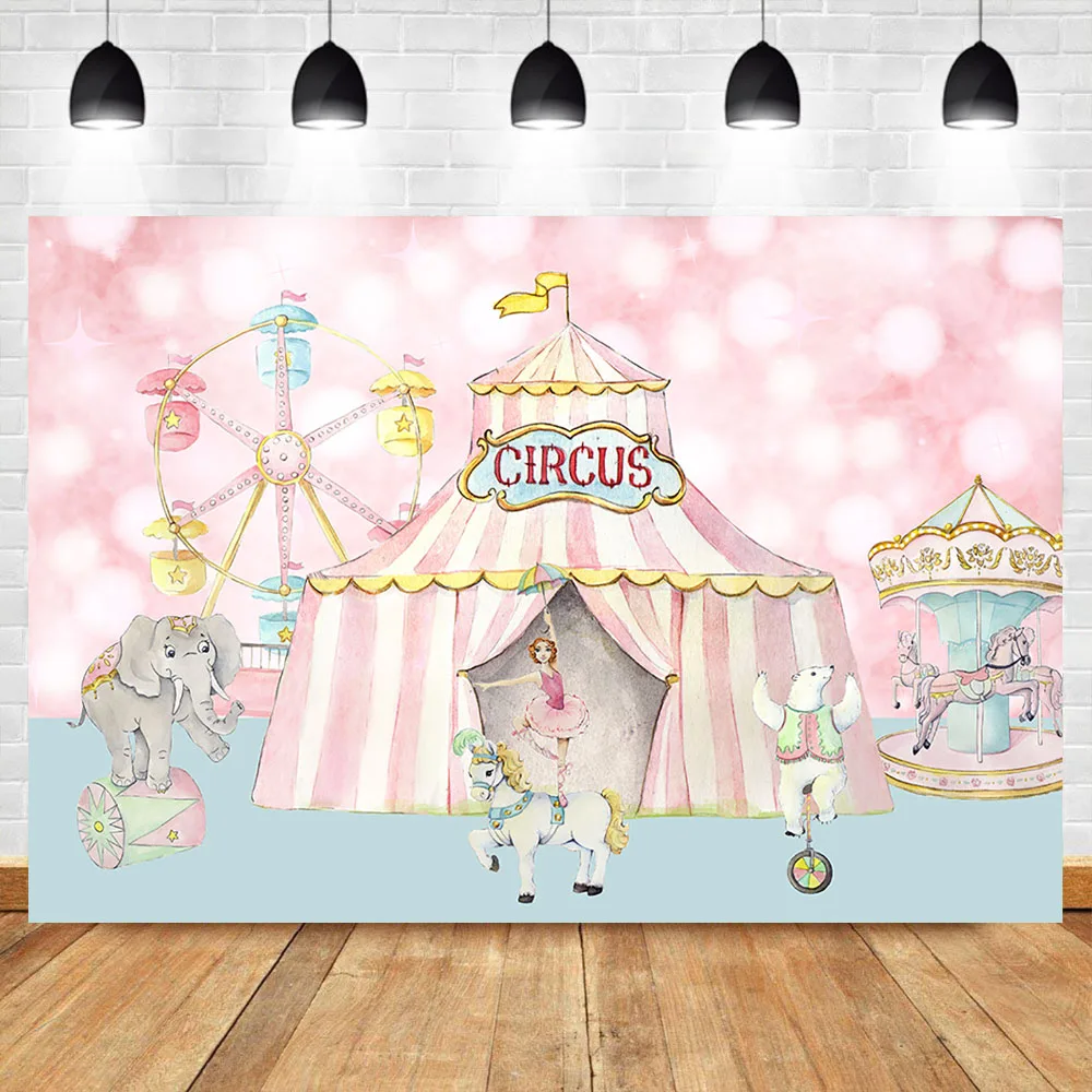 NeoBack Circus Birthday Backdrop Bokeh Glitter Girl's Party Photography Background Birthday Theme Party Decoration Banner
NeoBack Circus Birthday Backdrop Bokeh Glitter Girl's Party Photography Background Birthday Theme Party Decoration Banner
