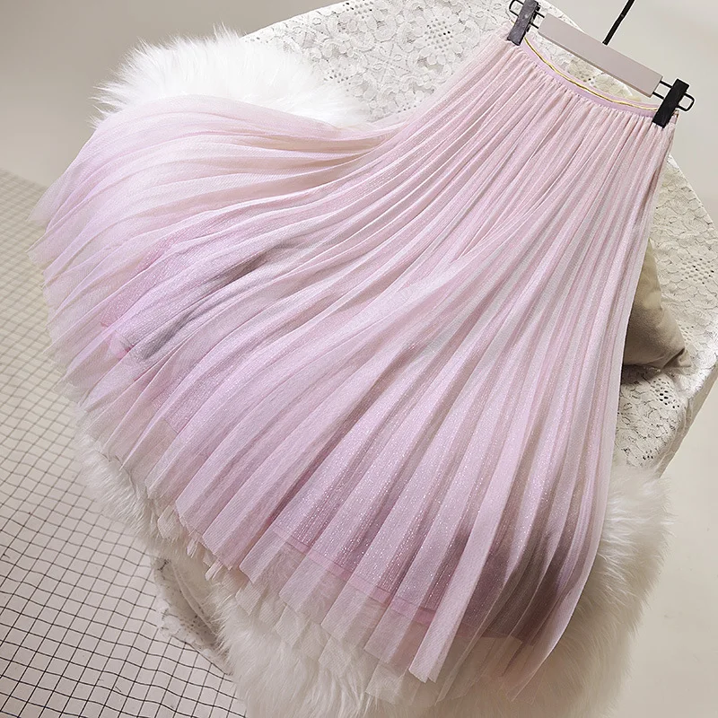 2018 Women Autumn Skirts High Waist Two Layer Women Summer Long Skirts Boho Women Mesh Skirt Jupe White Pink Skirt Saia Faldas
2018 Women Autumn Skirts High Waist Two Layer Women Summer Long Skirts Boho Women Mesh Skirt Jupe White Pink Skirt Saia Faldas