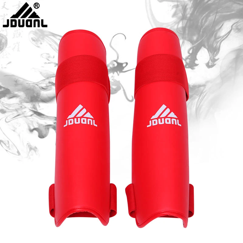 Muay thai kick boxing MMA grappling shin guards pads Karate foot Protector shank leg protectors