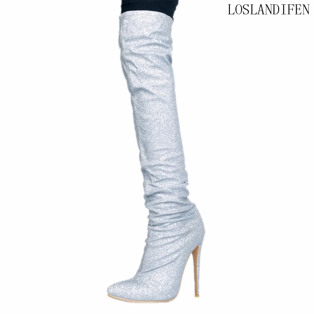 New Style Designed Handmade Women Ladies High Heel Long Boots Large Size Sexy Party Prom Fashion Over-the-knee Booties A026
New Style Designed Handmade Women Ladies High Heel Long Boots Large Size Sexy Party Prom Fashion Over-the-knee Booties A026