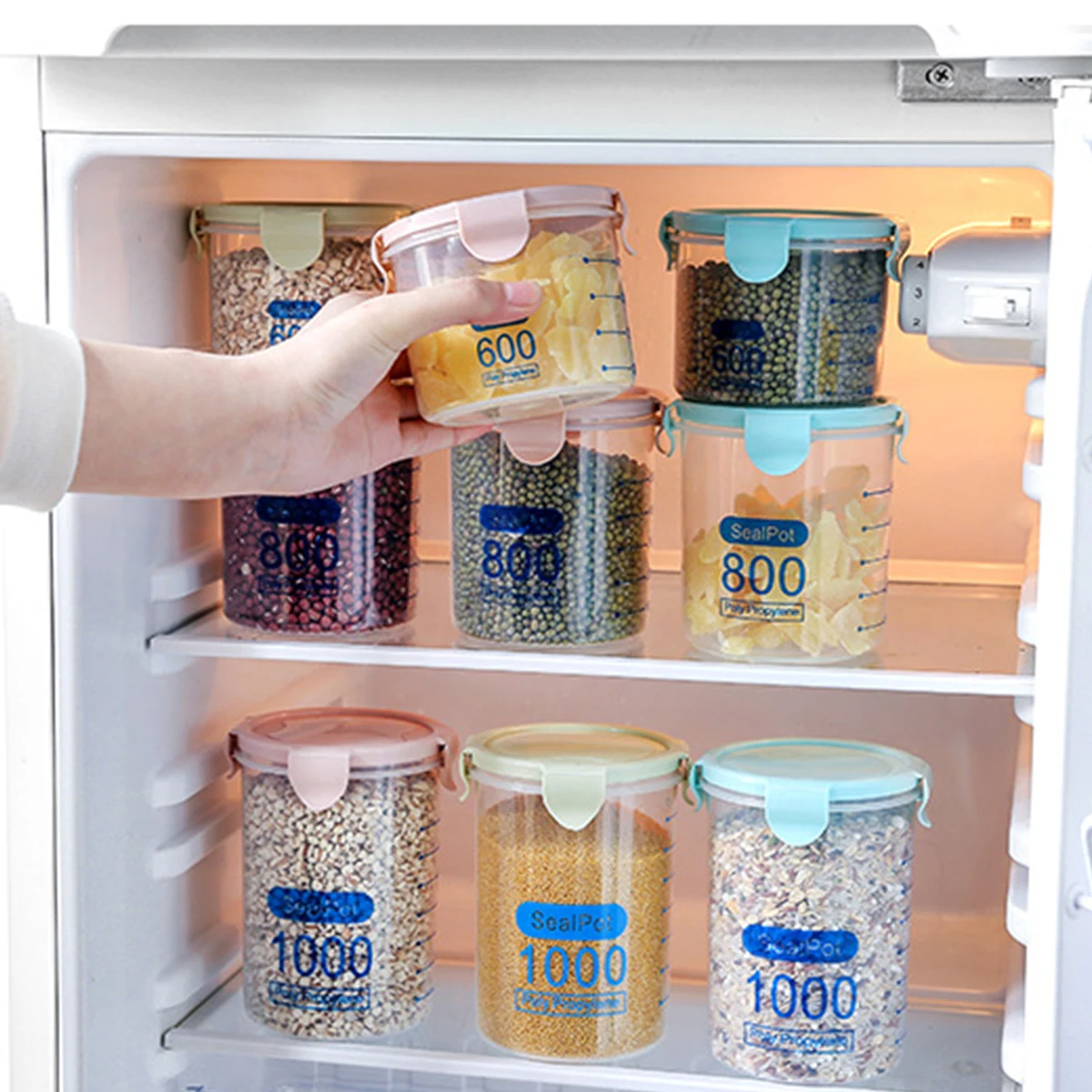 Moistureproof Kitchen Storage Box Sealing Food Preservation Plastic Fresh Pot Container Transparent Sealed Crisper Set Plastic
Moistureproof Kitchen Storage Box Sealing Food Preservation Plastic Fresh Pot Container Transparent Sealed Crisper Set Plastic