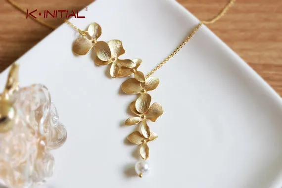 Kinitial 1Pc New Elegant Orchid Flower Pendant Statement Flower Necklace Charm Jewelry For Women Dress Accessories Gift colar
Kinitial 1Pc New Elegant Orchid Flower Pendant Statement Flower Necklace Charm Jewelry For Women Dress Accessories Gift colar