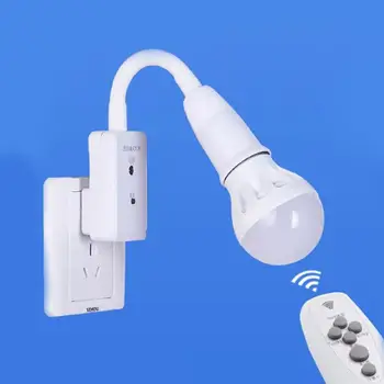 Adeeing E27 LED Remote Control Plug Lamp Holder Light Base for Night Light Bedside Lamp (without Light Source)
Adeeing E27 LED Remote Control Plug Lamp Holder Light Base for Night Light Bedside Lamp (without Light Source)