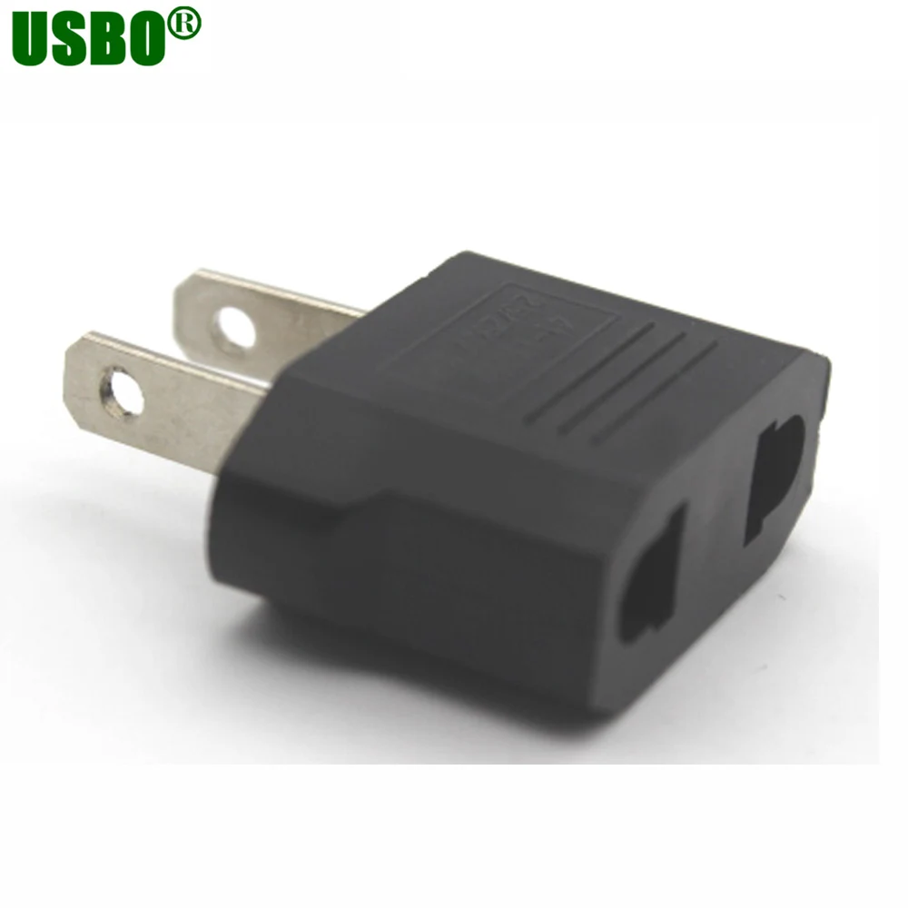 Wholesale black 250V 10A small USA power adaptor plug converter EU to US wall electrical outlet adapter plug
Wholesale black 250V 10A small USA power adaptor plug converter EU to US wall electrical outlet adapter plug