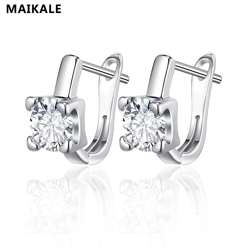 MAIKALE Square Stud Earrings Simple Copper Gold Silver Plated AAA Cubic Zirconia Korean Earrings For Women To Send Friend Gift
MAIKALE Square Stud Earrings Simple Copper Gold Silver Plated AAA Cubic Zirconia Korean Earrings For Women To Send Friend Gift