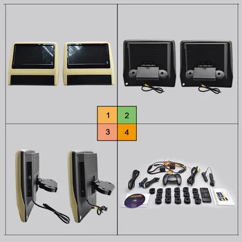 XST 2PCS 9 Inch Car Headrest Monitor Video DVD Player with USB/SD 800*480 LCD Screen Backseat Displayer IR/FM Transmitter Remote
XST 2PCS 9 Inch Car Headrest Monitor Video DVD Player with USB/SD 800*480 LCD Screen Backseat Displayer IR/FM Transmitter Remote