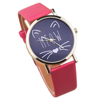 Practical Fashion Lovely Meow Cat Watch Casual Women Wristwatch Luxury Quartz Watch Gift Clock
Practical Fashion Lovely Meow Cat Watch Casual Women Wristwatch Luxury Quartz Watch Gift Clock