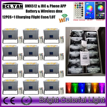 Newest easily operate battery powered Wireless dmx IRC led par can with Phone app 6psc 18w RGBWA+UV 6 IN 1 led uplights 12XLot
Newest easily operate battery powered Wireless dmx IRC led par can with Phone app 6psc 18w RGBWA+UV 6 IN 1 led uplights 12XLot