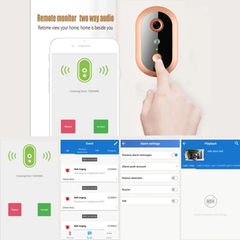 Home security Smart Video Doorbell 720P HD IP Camera Wireless WiFi Night Vision real time video audio, unlock, P2P
Home security Smart Video Doorbell 720P HD IP Camera Wireless WiFi Night Vision real time video audio, unlock, P2P