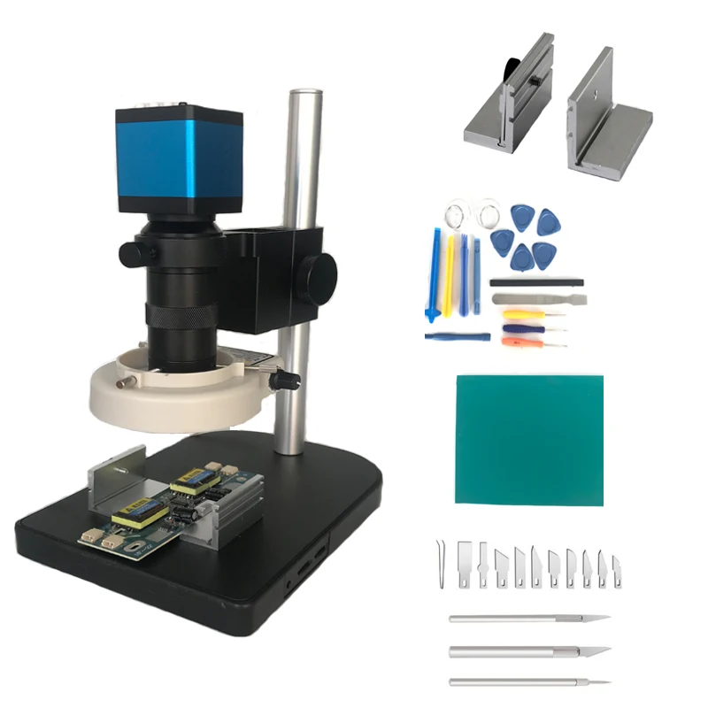 8X 100X 130X HDMI VGA 13MP Industrial Microscope Digital camera microscopio C-mount lens zoom pcb repair 56 led ring lights
8X 100X 130X HDMI VGA 13MP Industrial Microscope Digital camera microscopio C-mount lens zoom pcb repair 56 led ring lights