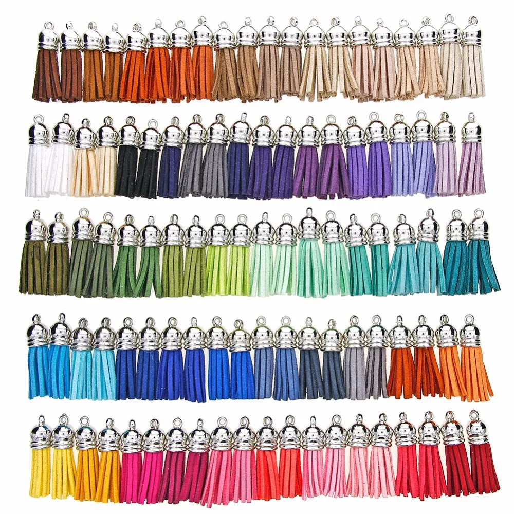 100Pieces/set 50Colors 40mm Silver Cap Leather Tassel Pendants Faux Suede Tassel for Key Chain Straps DIY Accessories #247377
100Pieces/set 50Colors 40mm Silver Cap Leather Tassel Pendants Faux Suede Tassel for Key Chain Straps DIY Accessories #247377