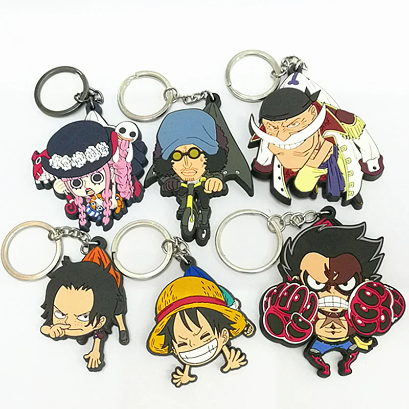 PVC Keychain toys Cartoon anime Japanese Comic One Piece Key Buckle Ornament Adorable Knapsack adornment Key Ring Wholesale
PVC Keychain toys Cartoon anime Japanese Comic One Piece Key Buckle Ornament Adorable Knapsack adornment Key Ring Wholesale
