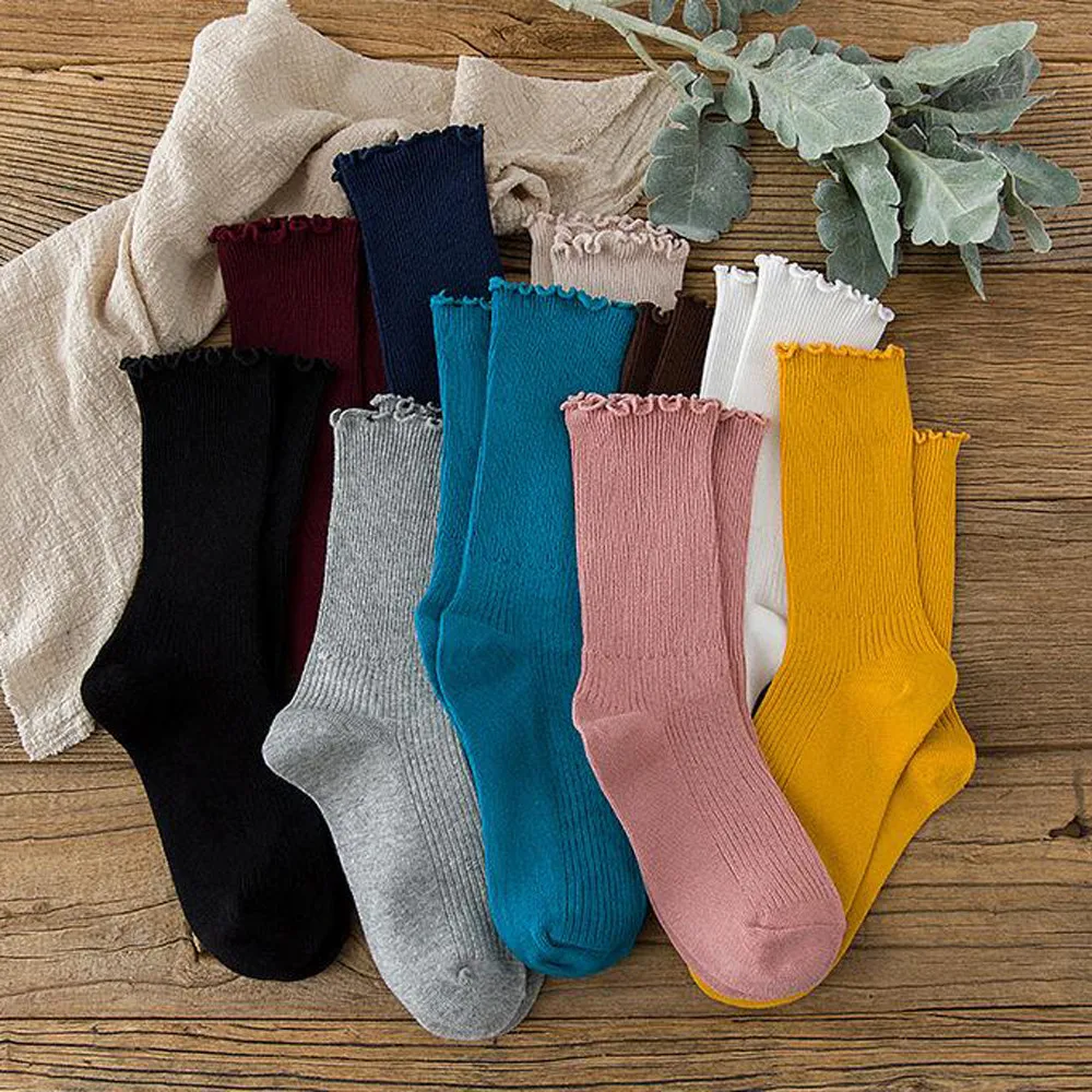 1 pair Female fashion basic Girl Candy Color Cotton Fungus Casual Cute Pile Of Socks Set Free Size All Season Wear Girls Boys
1 pair Female fashion basic Girl Candy Color Cotton Fungus Casual Cute Pile Of Socks Set Free Size All Season Wear Girls Boys