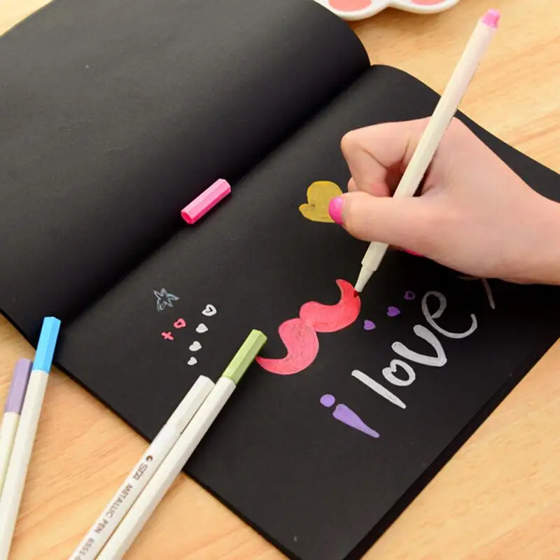 Kawaii Cute Notebook Diary Black Paper Notepad Sketch Graffiti Notebook For Drawing Painting Office School Stationery Gifts
Kawaii Cute Notebook Diary Black Paper Notepad Sketch Graffiti Notebook For Drawing Painting Office School Stationery Gifts
