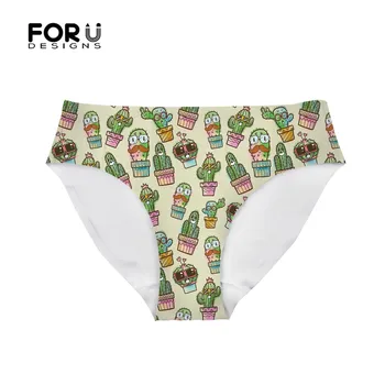 FORUDESIGNS Women Panties Cartoon Cactus Plants Pattern Brand Designer Mid Waist Traceless Tight Soft Ladies Underpants Briefs
FORUDESIGNS Women Panties Cartoon Cactus Plants Pattern Brand Designer Mid Waist Traceless Tight Soft Ladies Underpants Briefs
