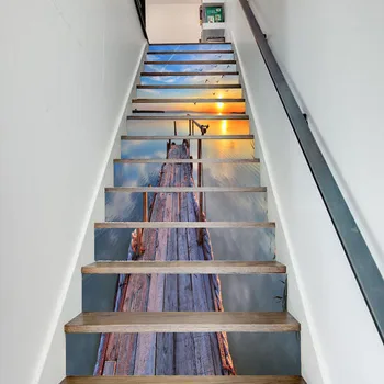 Morning Sea Landscape Art Stairs Wallpaper Peel and Sticker Home Decoration Staircase Stickers DIY Livingroom Stairs Renovation
Morning Sea Landscape Art Stairs Wallpaper Peel and Sticker Home Decoration Staircase Stickers DIY Livingroom Stairs Renovation