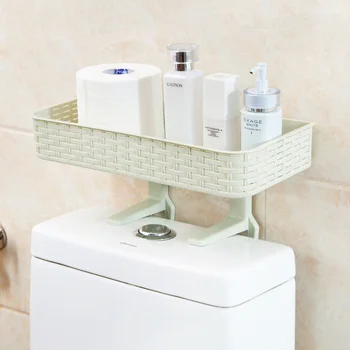 Free Punch Bathroom Shelf Wall Mounted Bathroom Supplies Suction Wall Toilet Plastic Waterproof Storage Rack Household Goods
Free Punch Bathroom Shelf Wall Mounted Bathroom Supplies Suction Wall Toilet Plastic Waterproof Storage Rack Household Goods